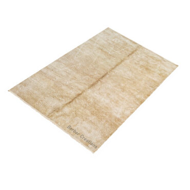 Moroccan Contemporary Wool Rug Beige  – ALIA