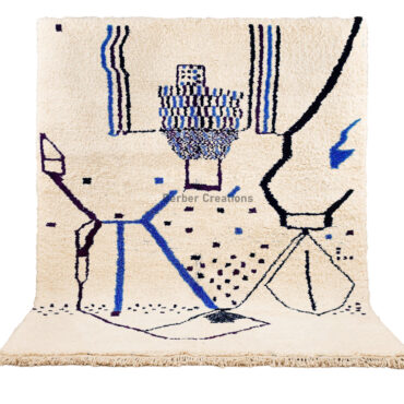 Handmade Moroccan Azilal Rug Boho Style – DALIA