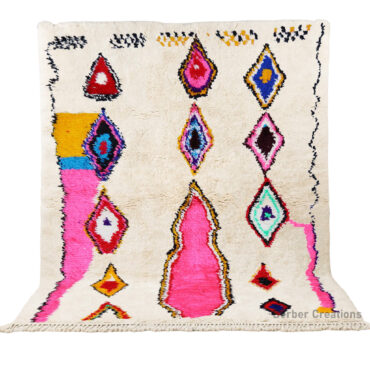 Shag Pink Moroccan Azilal Rug – HANNAH