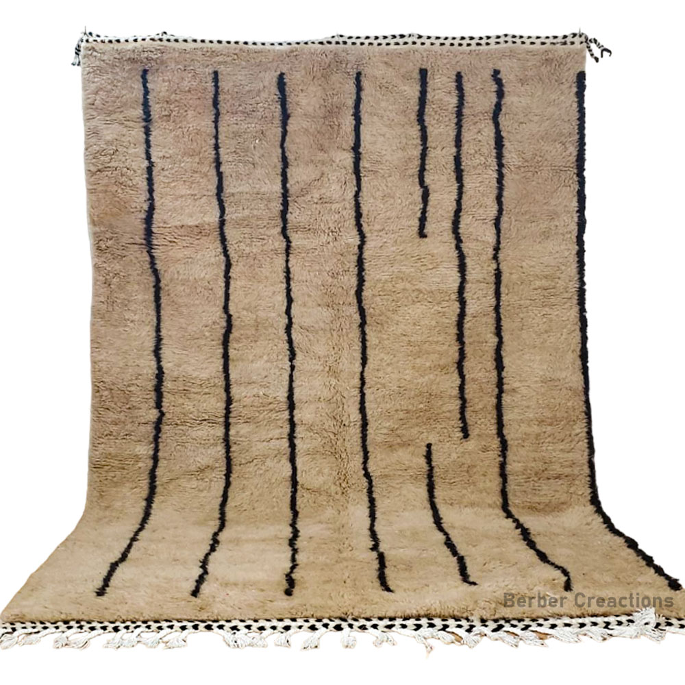 beige moroccan berber rug