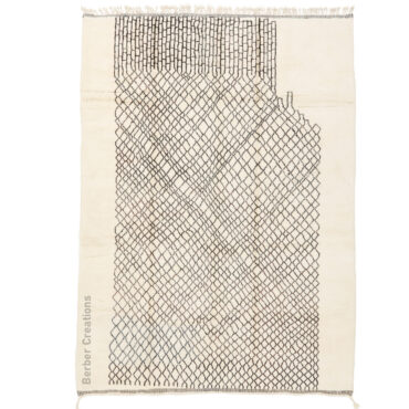 Contemporary Moroccan Beni Ourain Rug – AHLAM