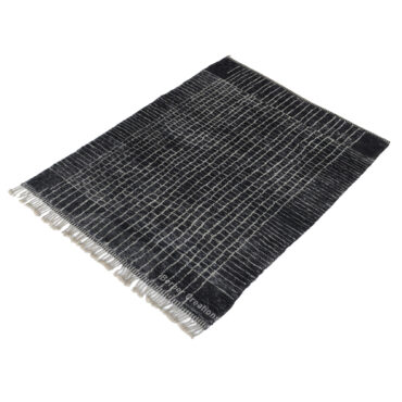 Black Beni Ourain Wool Rug  – AMAL