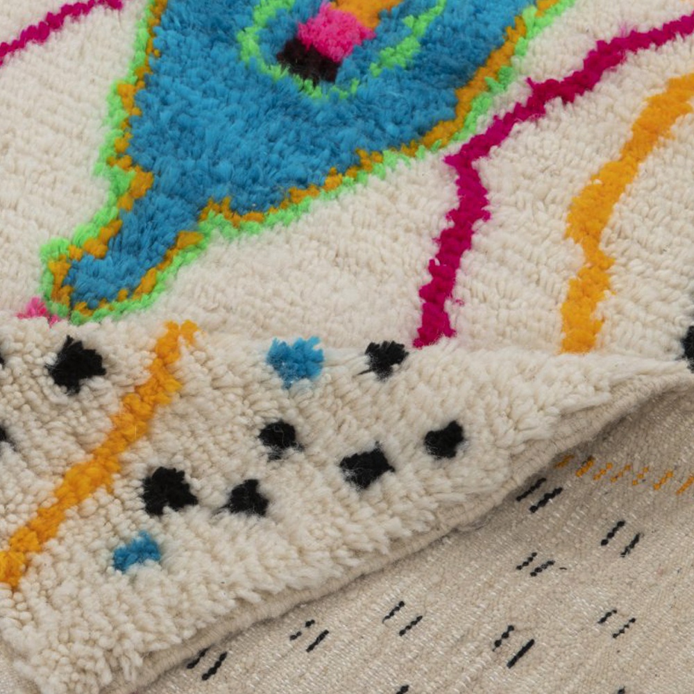 Colorful Moroccan Azilal Rug - ABRAR - Image 3