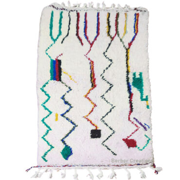 Shag Moroccan  Azilal Berber Rug  3.2’x 4.9′ – NAJIBA