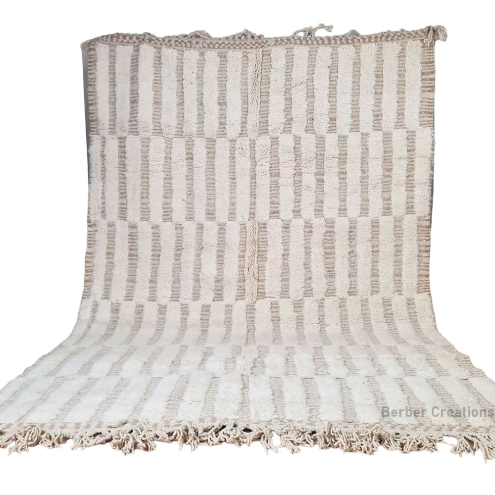 textured beni ourain wool rug