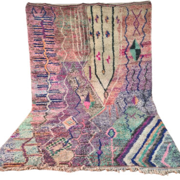 Faded Vintage Moroccan Boujaad Rug  6.5’x 9.8′ – TARIK