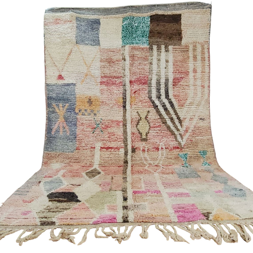 vintage moroccan rug boujaad style