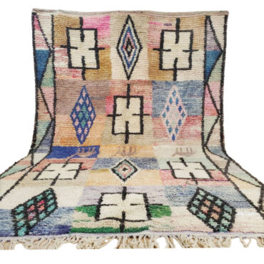 Vintage Moroccan Boujaad Rug  6.5’x9.8′ – INAYA