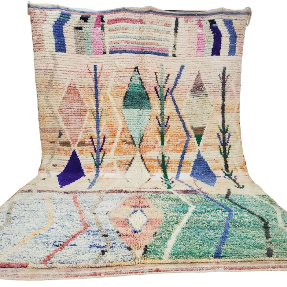 vintage moroccan rug boujaad