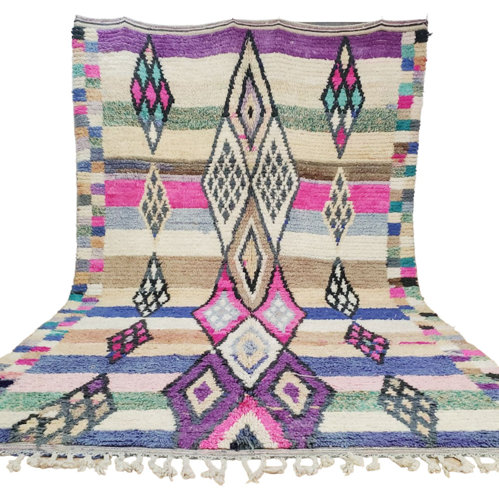 vintage moroccan rug boujaad style