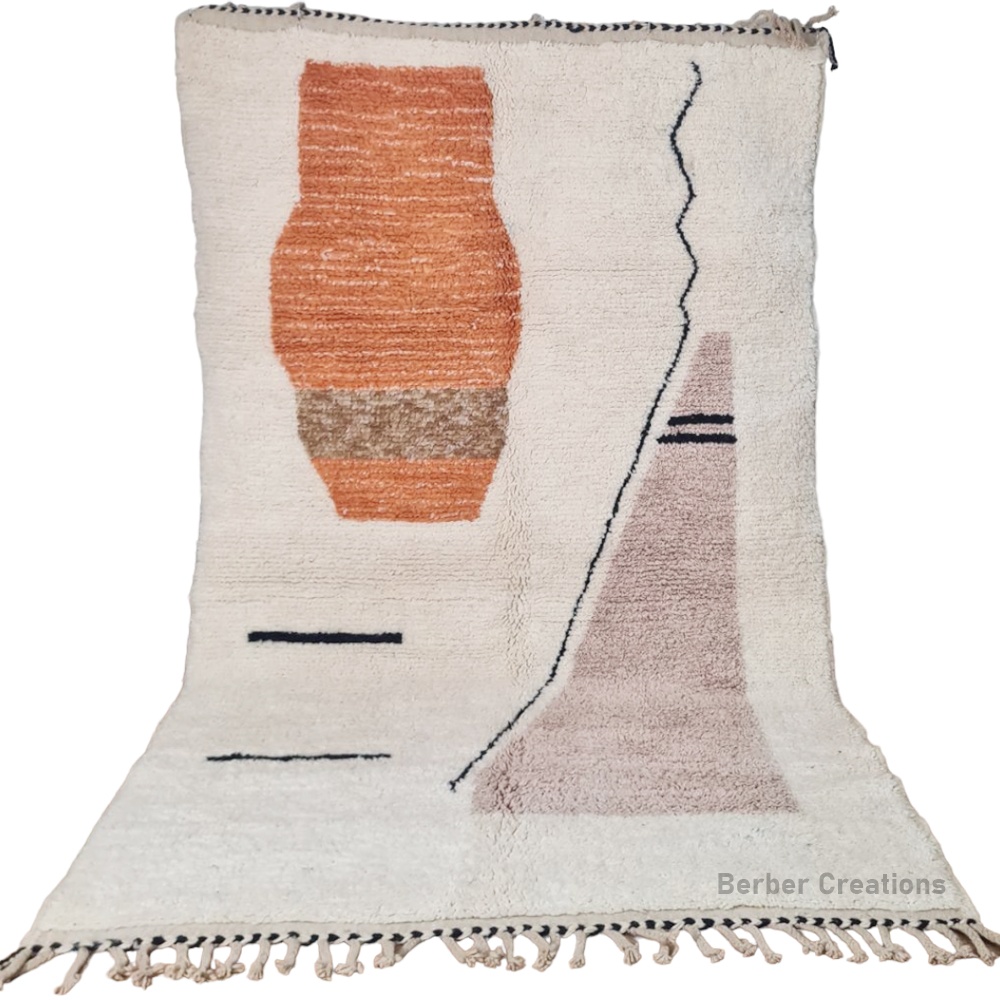 Abstract moroccan berber rug