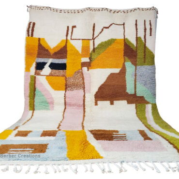 Abstract Moroccan Berber Rug 6.5’x9.8′ – ARRAN