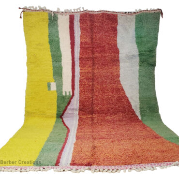 Moroccan Abstract  Wool Rug  6.5’x9.8′ – TNARUMNIN