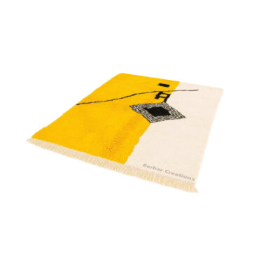 Moroccan Beni Rug Yellow – MBR0103