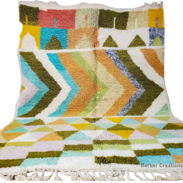 Shag Moroccan Wool Rug 6.5’x9.8′ – LEMRN