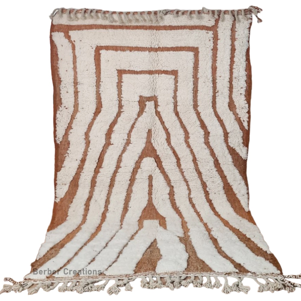 textured moroccan wool rug