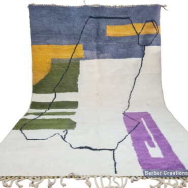 Abstract Moroccan Berber Rug 6.5’x9.8′ – KHALID