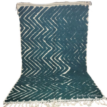 Handmade Moroccan Beni Ourain Rug 4.9’x 8.2′ – AZAL