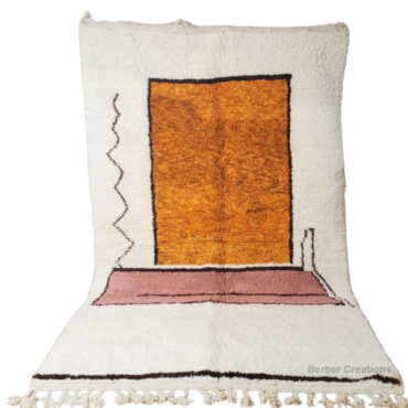 Handmade Moroccan Abstract Wool Rug 6.5’x9.8′ – MBR0013