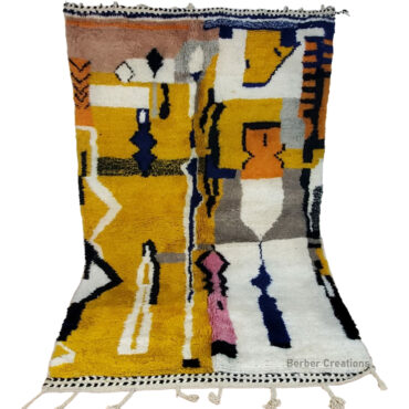 Abstract Moroccan Rug Boujaad Style 4.9’x 8.2′ – NGHIL