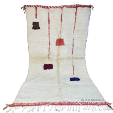 Moroccan Abstract Wool Rug 4.9’x 8.2′ – LIMIREN