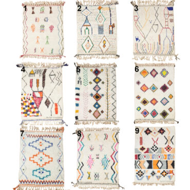 Small Moroccan Azilal rug 4.9 x 3.2 feet