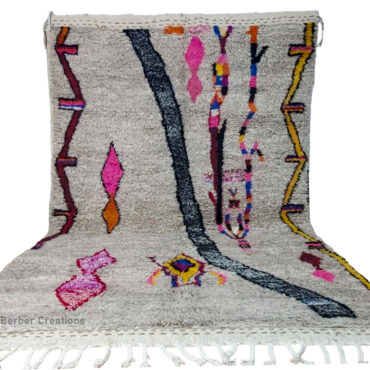 Moroccan Azilal Wool Rug 6.5’x9.8′ – LEGELEN