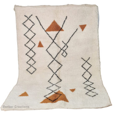 Moroccan Beni Ourain Rug 4.9’x 8.2′ – NGIL