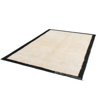 Moroccan Beni Rug Black and White – MBR0018