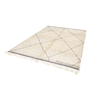 Moroccan Beni Rug Black and White – MBR0024