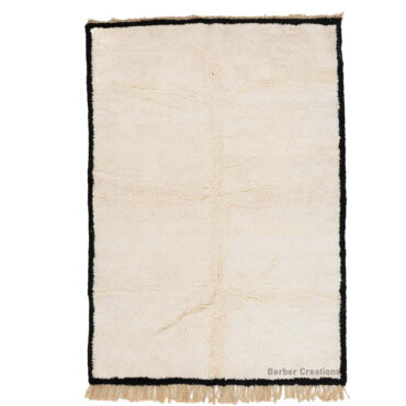 Moroccan Beni Rug Black and White – MBR0038