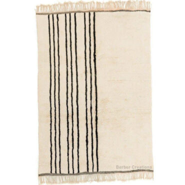 Striped Moroccan Wool Rug – MBR0074