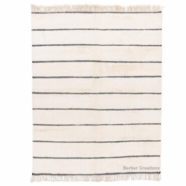 Moroccan Beni Rug Black and White – MBR0088