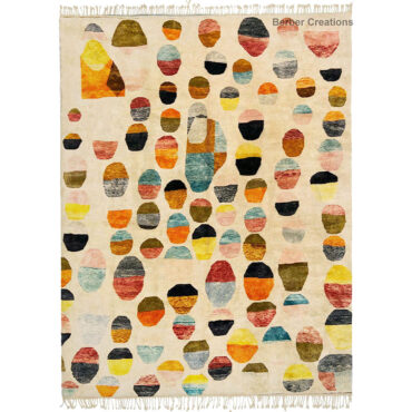 Moroccan Abstract Beni Rug Colorful