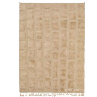 Moroccan Beni Ourain Rug Beige