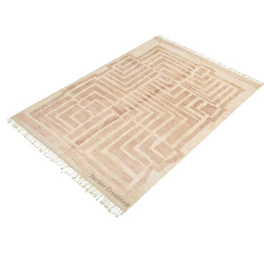 Moroccan Beni Ourain Rug Beige