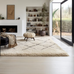 Read more about the article Eco-Friendly Elegance: Natural Cream Moroccan Berber Rugs