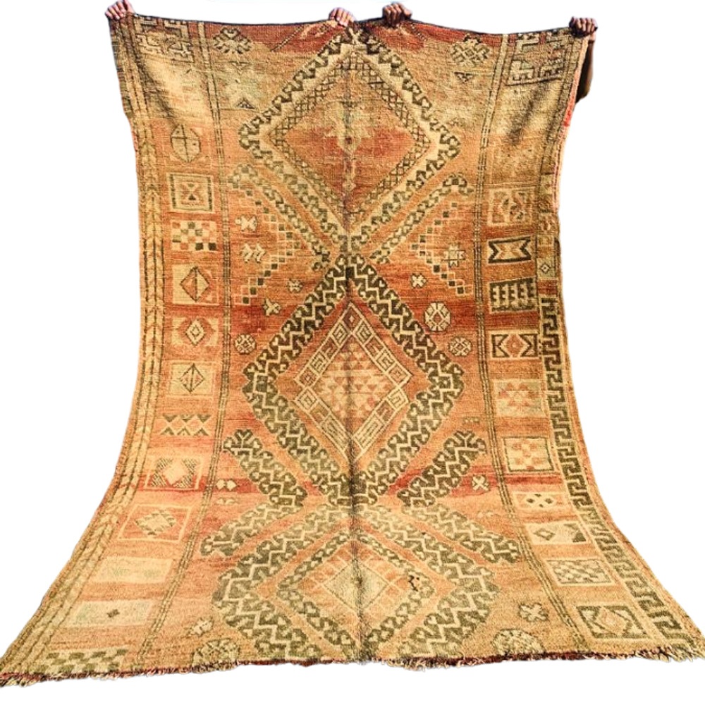 moroccan faded vintage moroccan rug