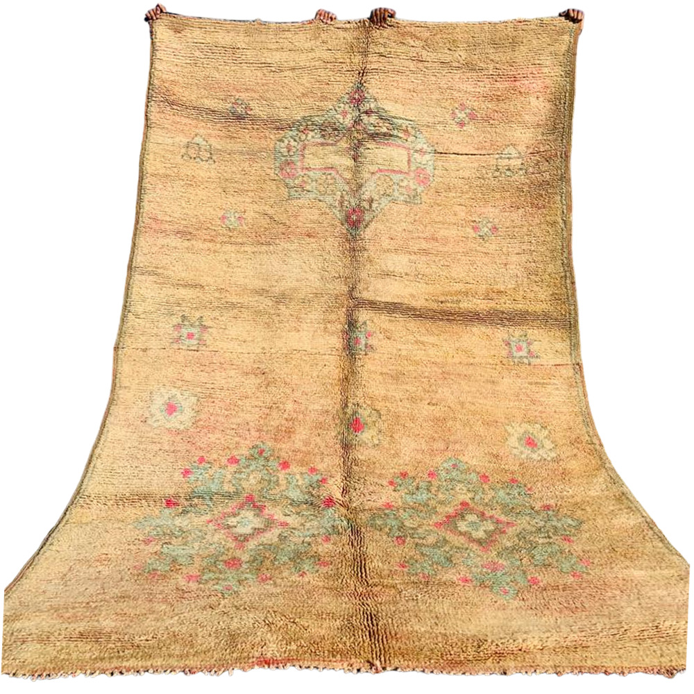 Moroccan faded vintage moroccan rug