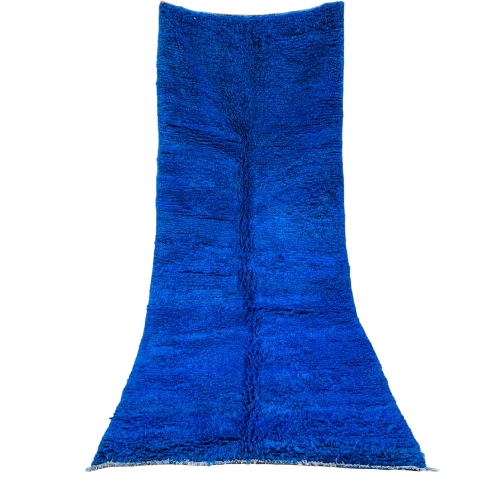 moroccan vintage blue berber rug