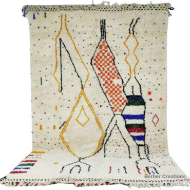 Moroccan Azilal Wool Rug 6.5’x9.8′ – MBR0048