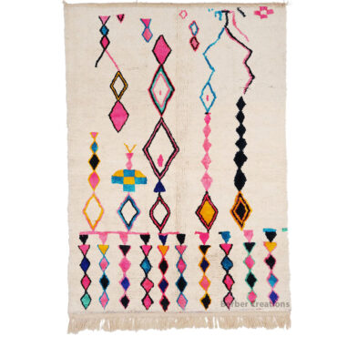 Moroccan Handwoven Berber Wool Rug AZ00036