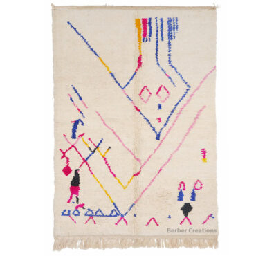 Moroccan Handwoven Berber Wool Rug AZ00039