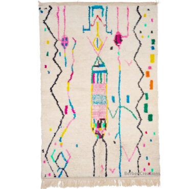 Moroccan Handwoven Berber Wool Rug AZ00040