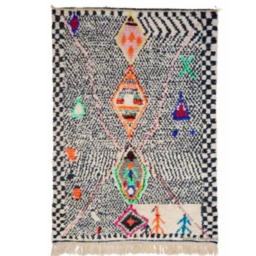 Moroccan Handwoven Berber Wool Rug AZ00041