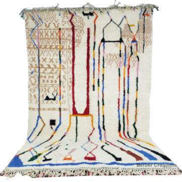 Moroccan Azilal Wool Rug Bohemian Style 6.5’x9.8′ – MBR0040