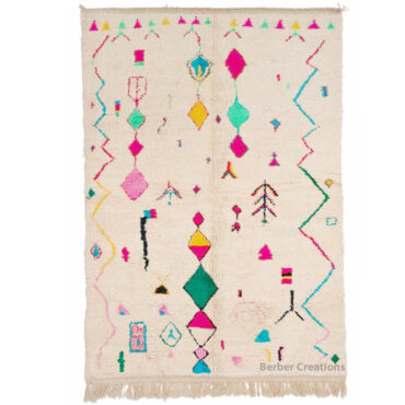 Moroccan Azilal Berber Wool Rug – AZ00032