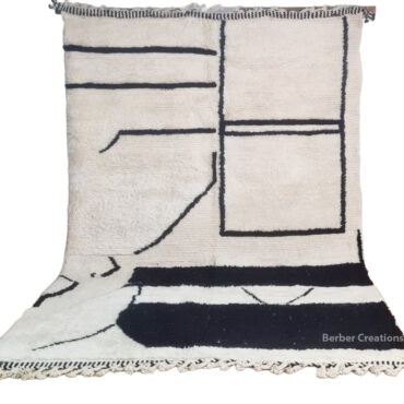 Handmade Beni Ourain Berber Rug 6.5’x9.8′ – MBR0108