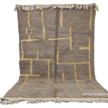 Handmade Moroccan Wool Rug Neutral 6.5’x9.8′ – MBR0033