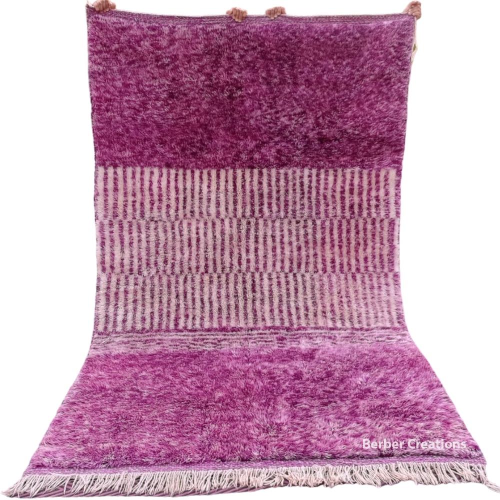 moroccan purple wool rug